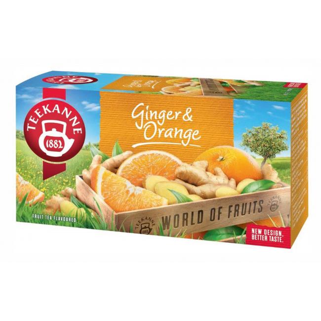 Čaj TEEKANNE ovocný Orange Ginger HB 20 x 2,25g
