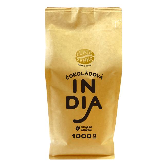 Coffee beans Zlaté Zrnko India 100% arabica 1kg