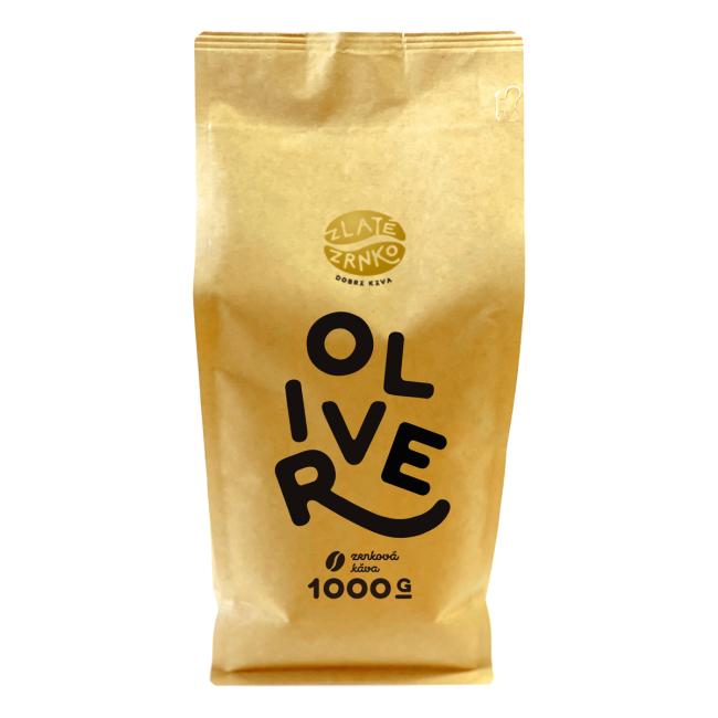[PT649723] Káva zrnková Zlaté Zrnko Oliver 90% arabica a 10% robusta 1kg