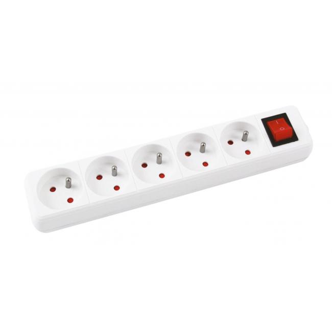 Extension cable Office Products with 5 sockets with switch 1.5m
