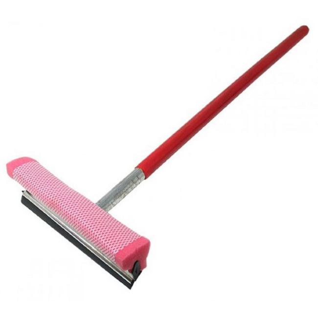 Squeegee with sponge and wooden handle 60 cm