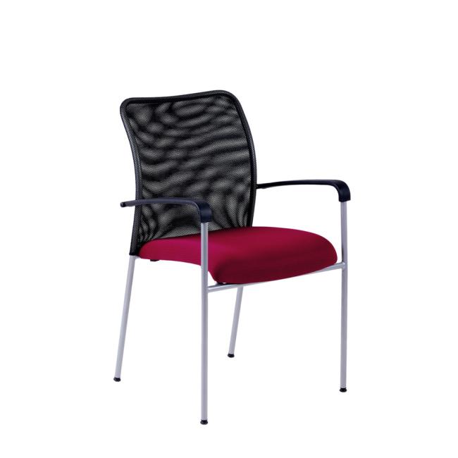 Conference chair TRITON Net burgundy