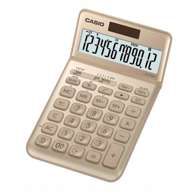 [CS013565] Calculator Casio JW-200SC GD gold