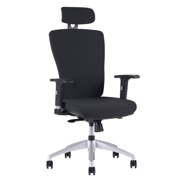 [OF262810] Office chair HALIA SP with headrest + armrests, black 2628