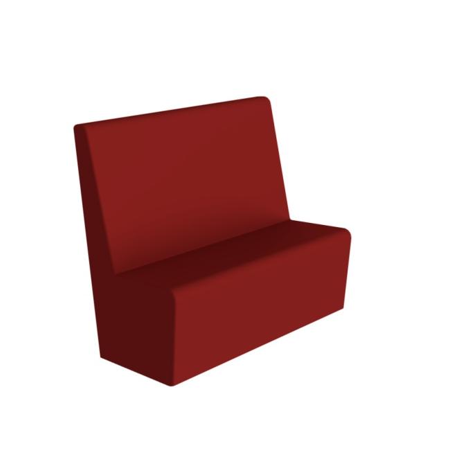 [OF500107] CUBE MEET SOFA large upholstered seat, 130x68x120 cm, basic