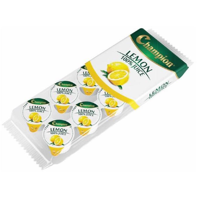 [PT724010] Citrónová šťava 100% Champion 10 ks x 7,5g kelímok