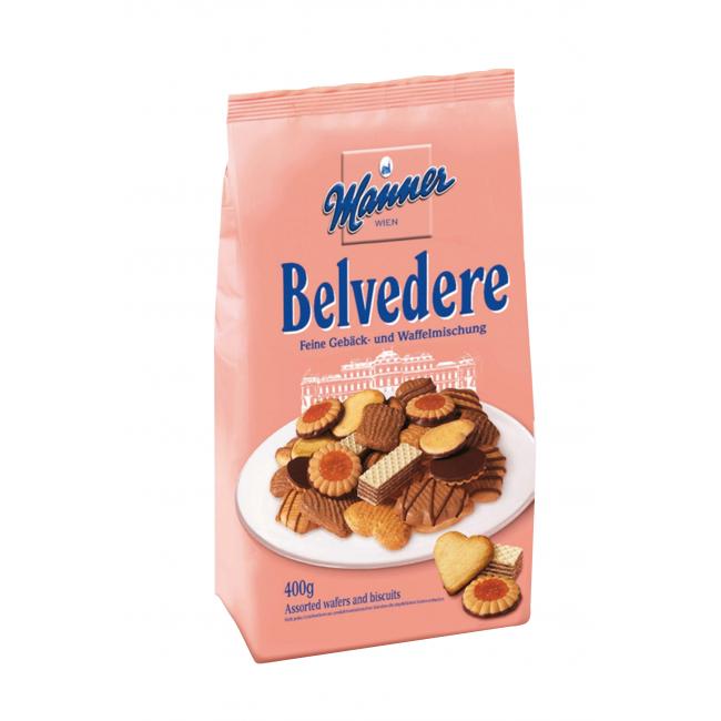 [PT800086] Čajové pečivo Manner Belvedere 400 g