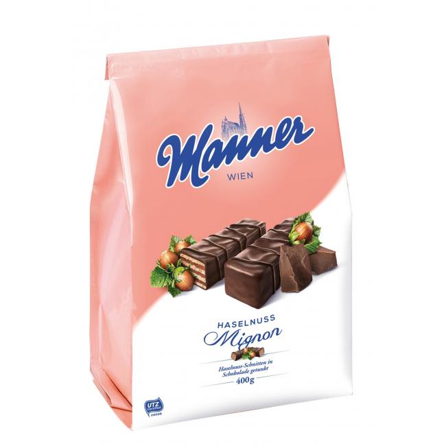 [PT800090] Manner Mignon orieškové oblátky 400 g