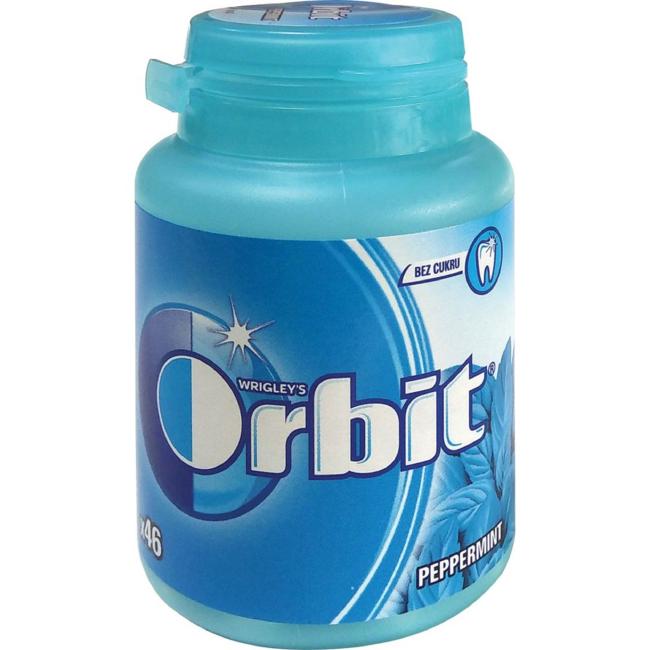 Wrigley's Orbit Peppermint dragee 64 g jar