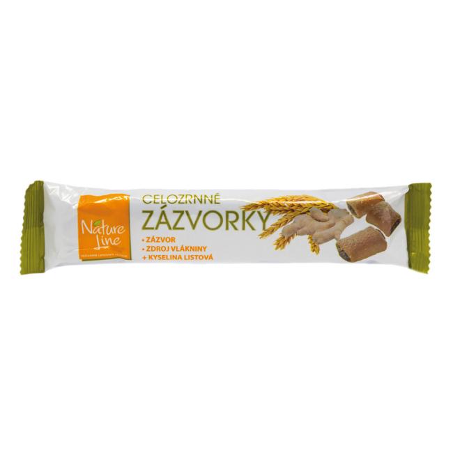 [PT800156] NATURE LINE celozrnné sušienky ZÁZVOR 65 g