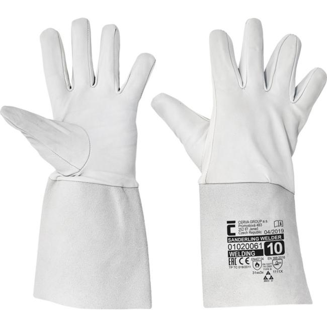 [CV006728] Celokožené rukavice SANDERLING ZVÁRAČ veľ. 10/XL