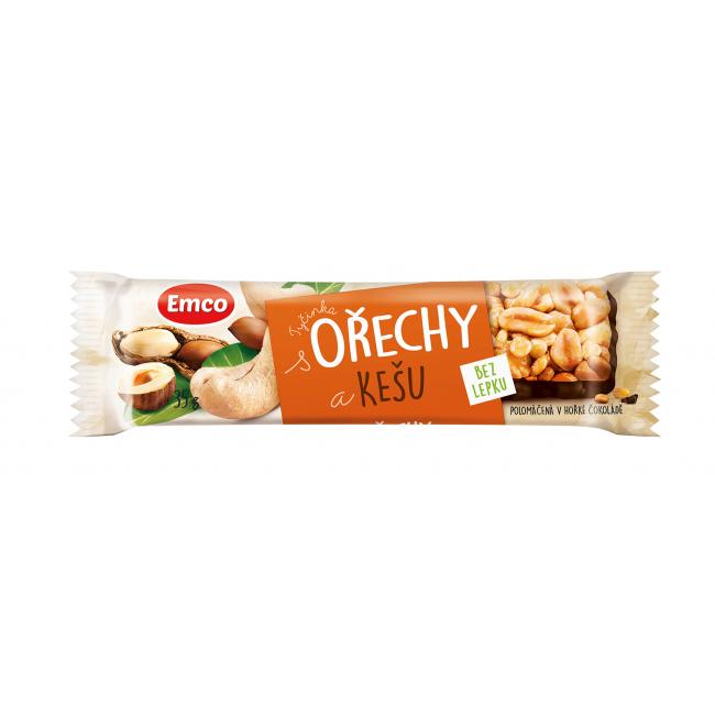 [PT805070] Gluten-free Emco bar 35 g Nuts and cashews