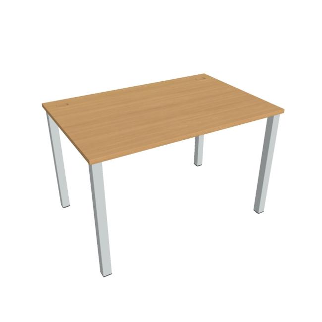 Uni work table, 120x75.5x80 cm, beech/grey