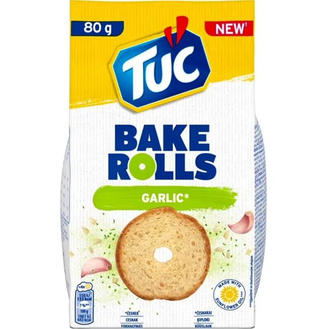 Bake Rolls TUC garlic 80 g