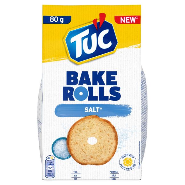 Pečieme Rolls TUC soľ 80 g