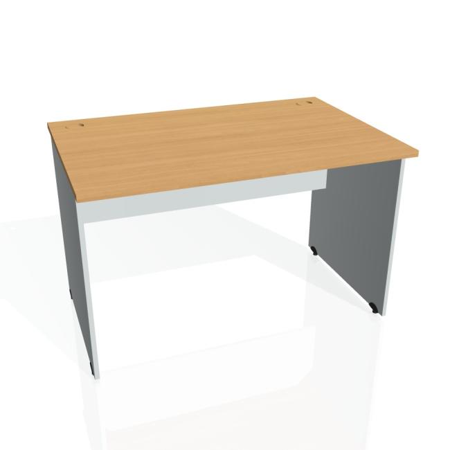 Gate desk, 120x75.5x80 cm, beech/grey