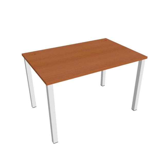 Uni work table, 120x75.5x80 cm, cherry/white