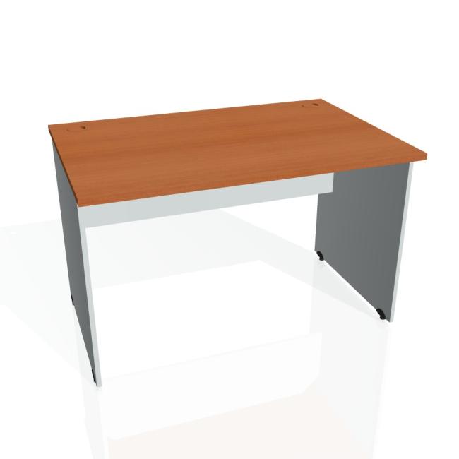 Gate desk, 120x75.5x80 cm, cherry/grey