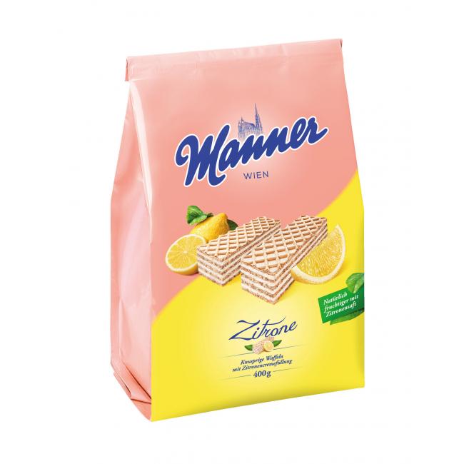 [PT820720] Manner wafers with lemon cream 400 g