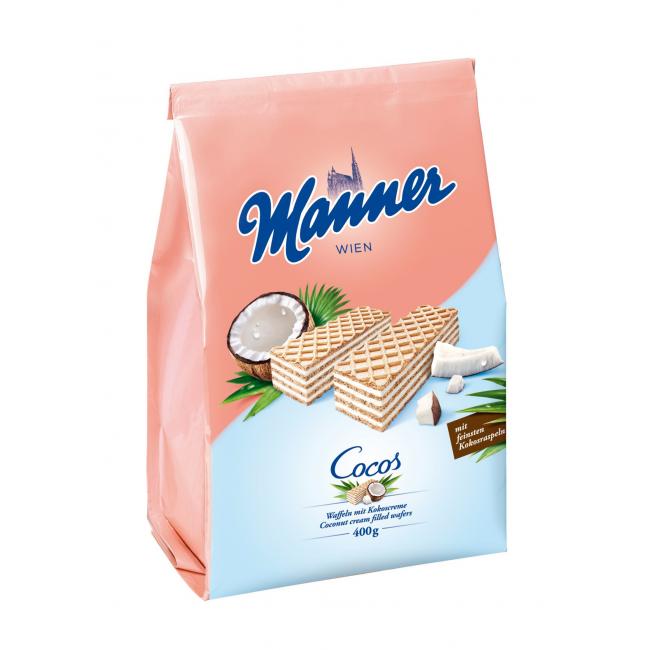 [PT820790] Oblátky Manner s kokosovým krémom 400 g