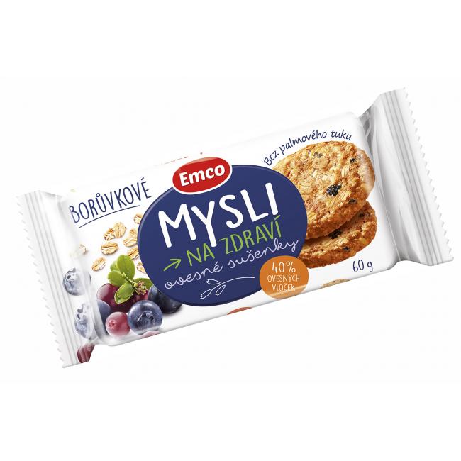 [PT840011] Oatmeal biscuits MYSLI 60 g blueberry