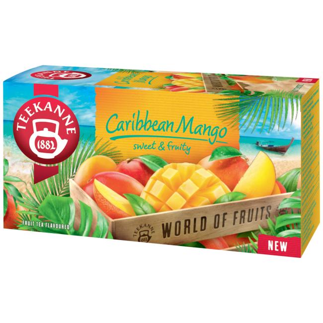 Teekanne World Of Fruits Caribbean Mango HB tea 20 x 2.25g