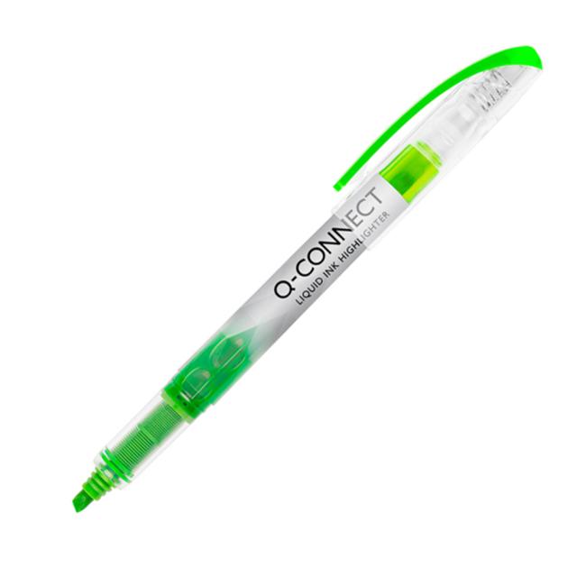 Highlighter Q-CONNECT Liquid Ink green