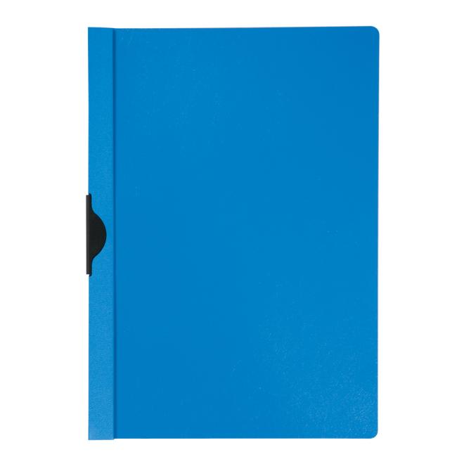 Case with metal clip Q-CONNECT blue