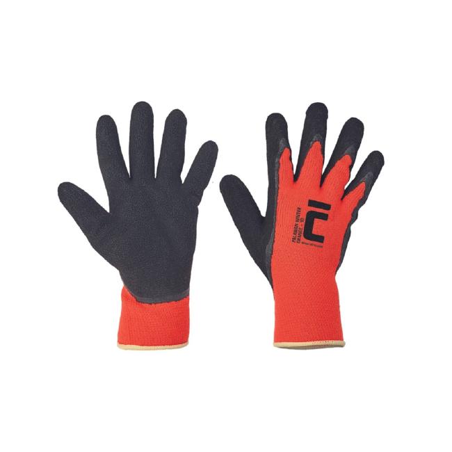 PALAWAN WINTER latex gloves, orange latex, size 9/L