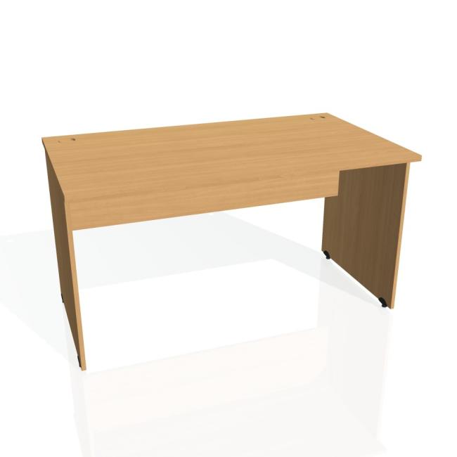 Gate desk, 140x75.5x80 cm, beech/beech
