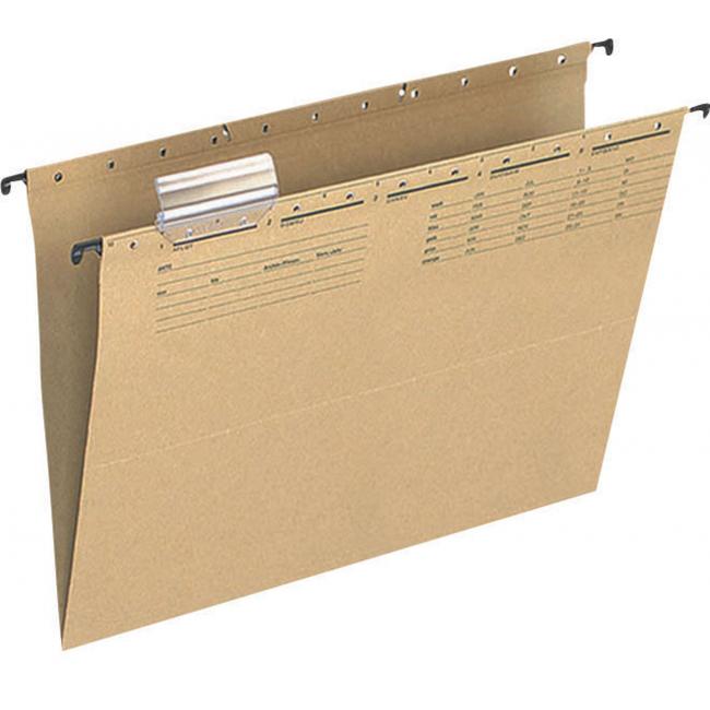 [QC000555] Závesný obal s V-dnom Q-CONNECT recyklovaný hnedý