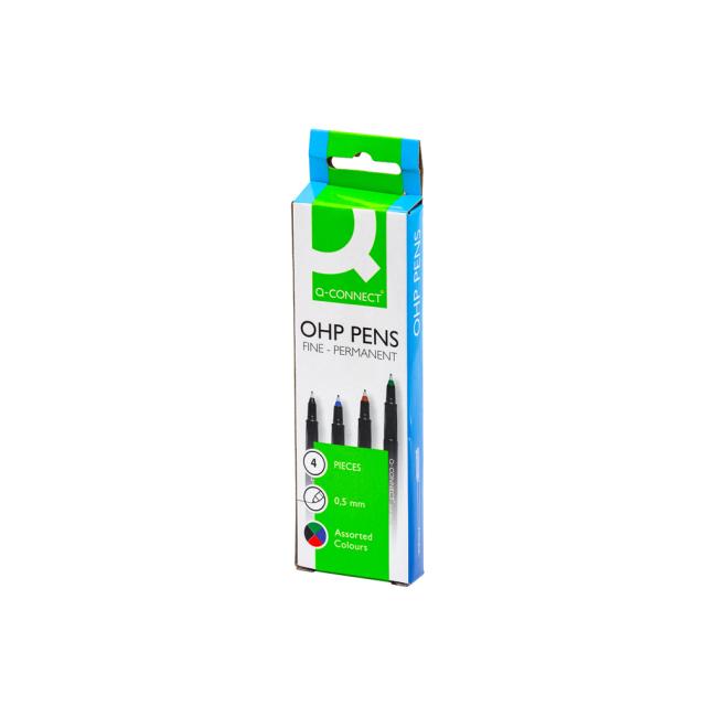 [QC001066] Set of permanent markers Q-CONNECT F 4S 0.5mm