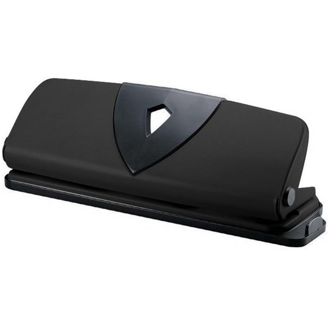 Square hole punch Q-CONNECT for 16 sheets black