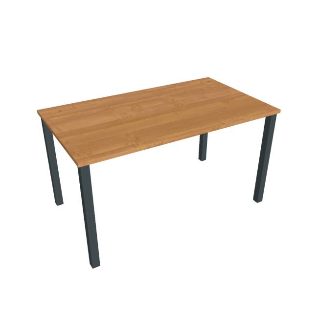 Uni work table, 140x75.5x80 cm, alder/black
