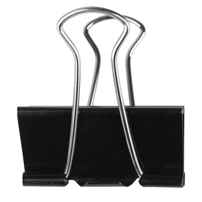 [QC001285] Document clips Q-CONNECT 42mm black 10 pcs