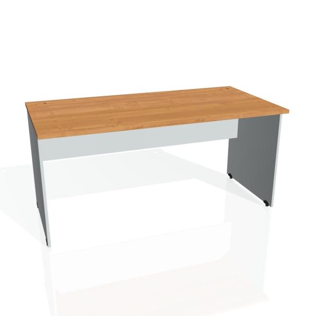 Gate desk, 160x75.5x80 cm, alder/grey
