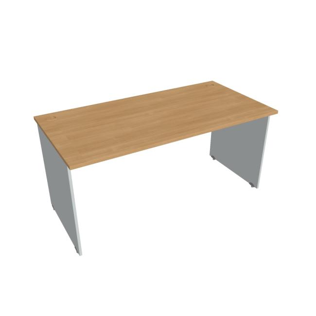 Gate desk, 160x75.5x80 cm, oak/grey