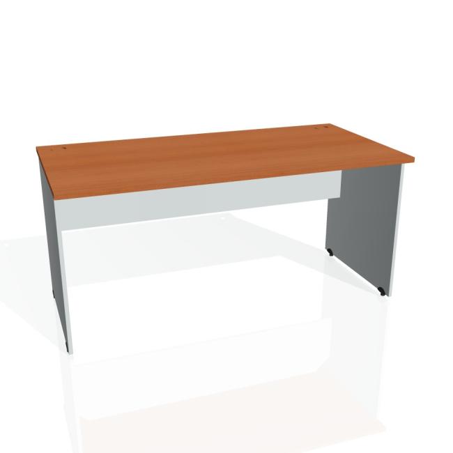 Gate desk, 160x75.5x80 cm, cherry/grey
