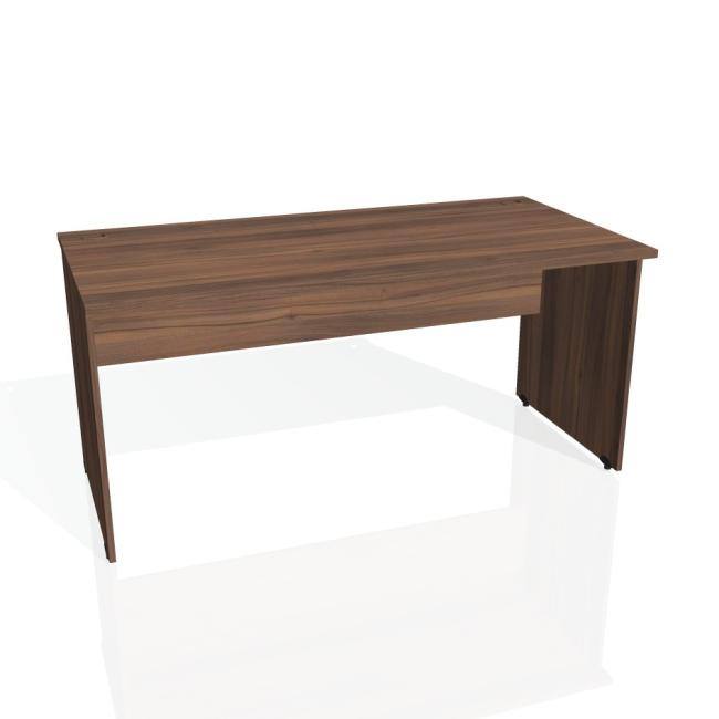 Gate desk, 160x75.5x80 cm, walnut/walnut