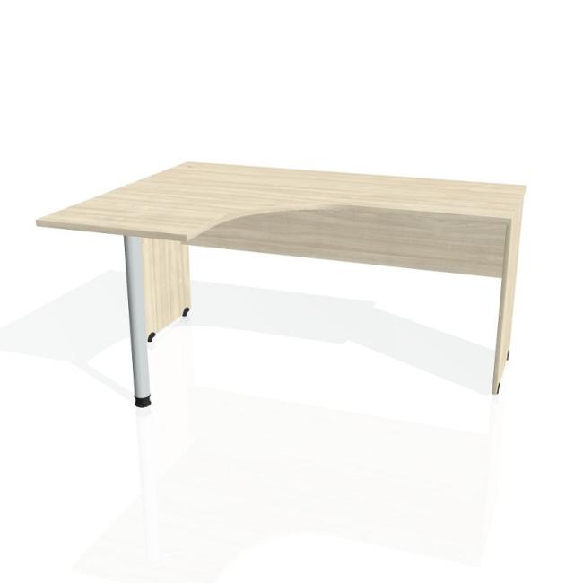 Gate desk, ergo, right, 160x75.5x120 cm, agate/agate