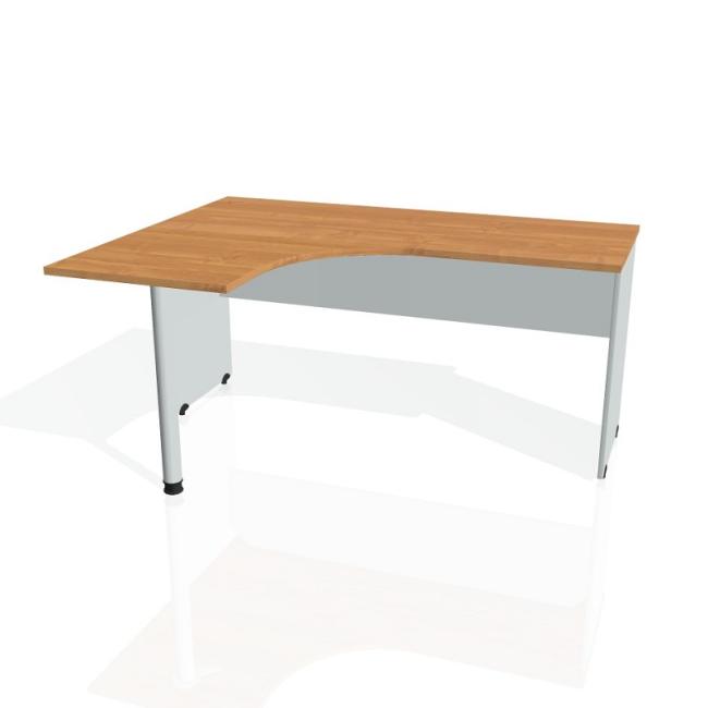 [ON016238] Gate desk, ergo, right, 160x75.5x120 cm, alder/grey