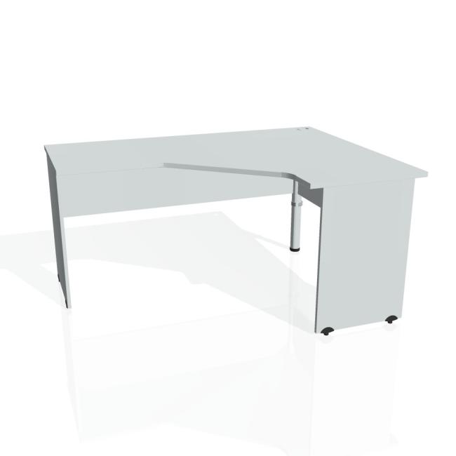 [ON016388] Gate desk, ergo, left, 160x75.5x120 cm, gray/grey