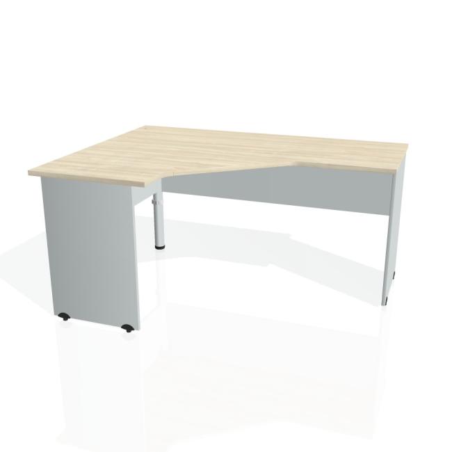 [ON016418] Gate desk, ergo, right, 160x75.5x120 cm, agate/grey