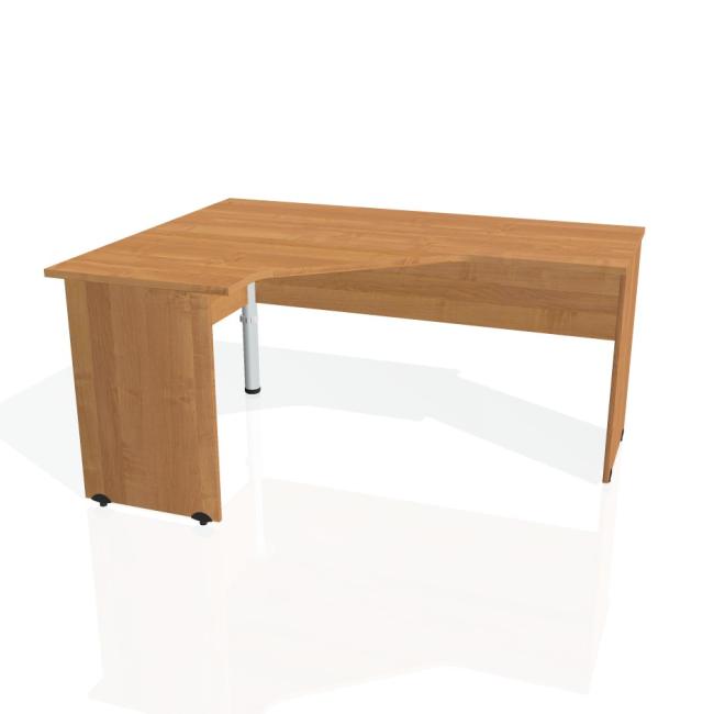 [ON016433] Gate desk, ergo, right, 160x75.5x120 cm, alder/alder