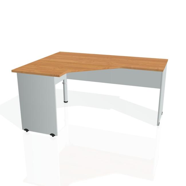 [ON016438] Gate desk, ergo, right, 160x75.5x120 cm, alder/grey