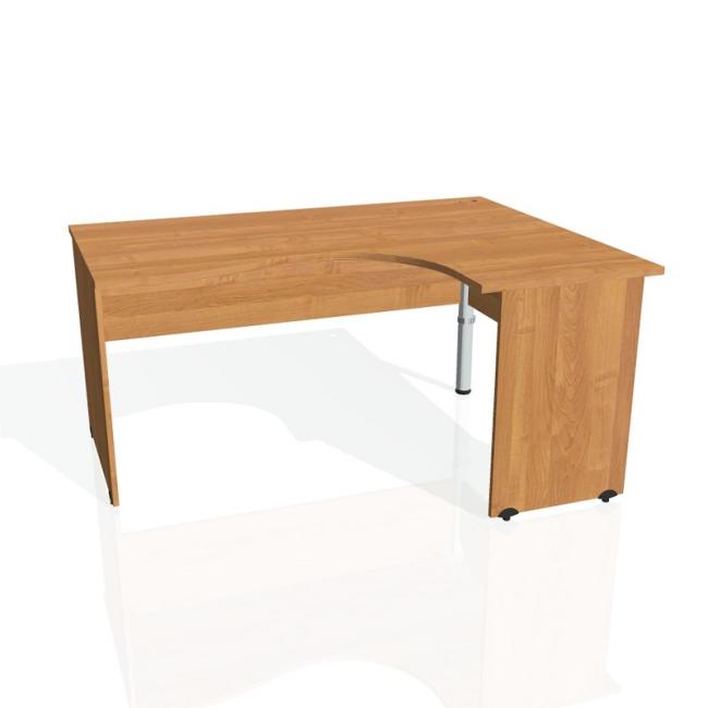 [ON016533] Gate desk, ergo, left, 160x75.5x120 cm, alder/alder