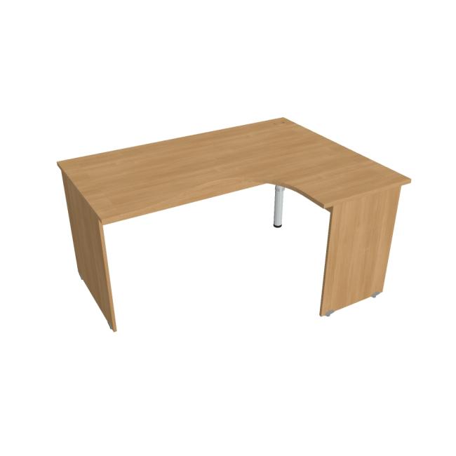 [ON016544] Gate desk, ergo, left, 160x75.5x120 cm, oak/oak