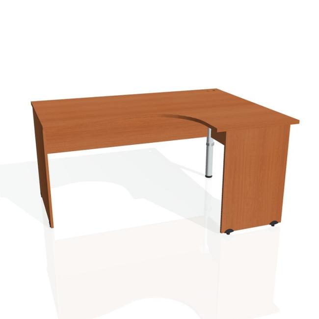 [ON016555] Gate desk, ergo, left, 160x75.5x120 cm, cherry/cherry