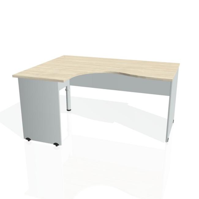 [ON016618] Gate desk, ergo, right, 160x75.5x120 cm, agate/grey