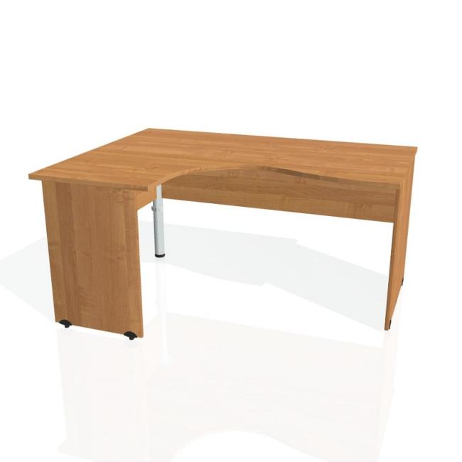[ON016633] Gate desk, ergo, right, 160x75.5x120 cm, alder/alder